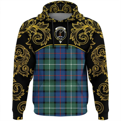 Printivon Davidson Of Tulloch Tartan Clan Crest Hoodie Empire I