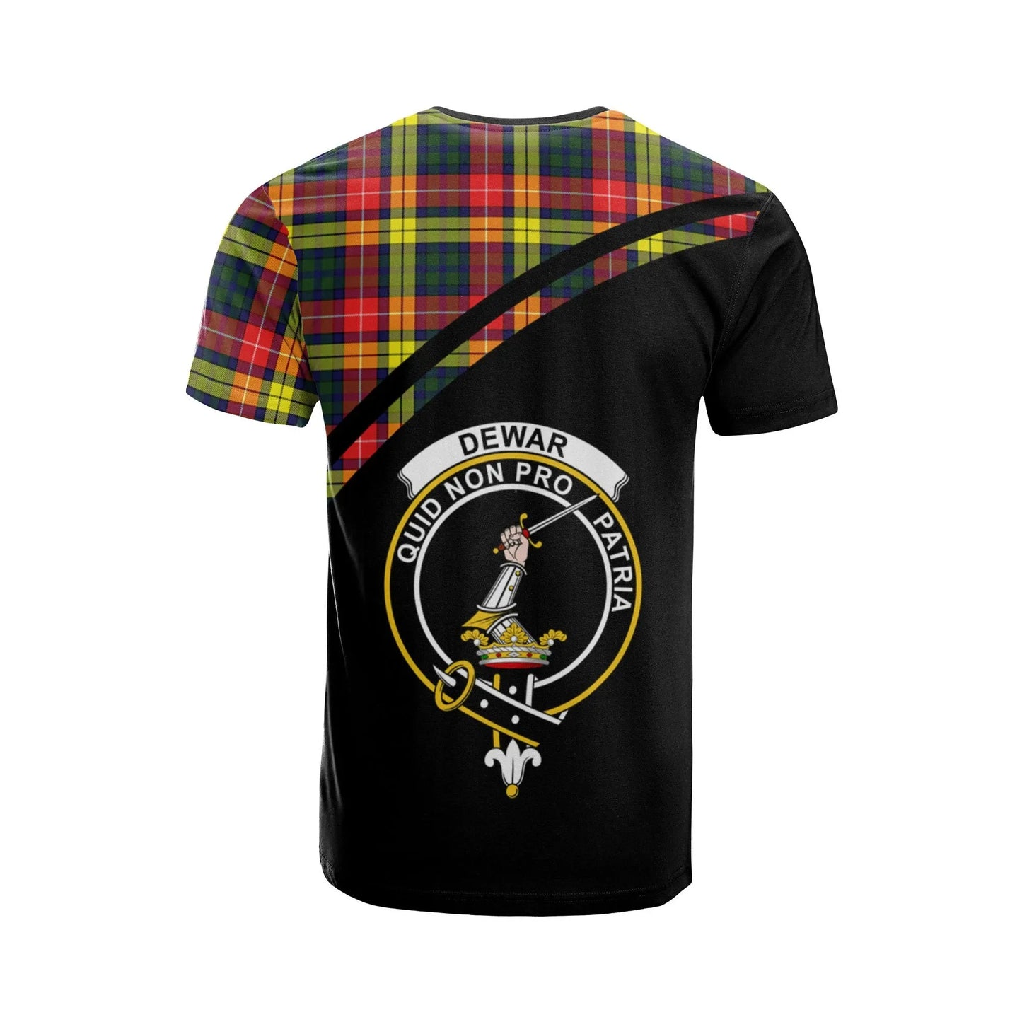 Printivon Dewar Clan Tartan All Over Print Shirt Curve Style
