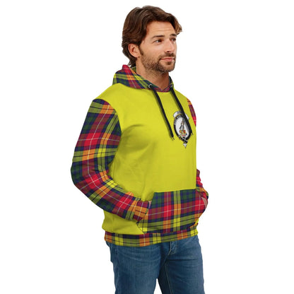Printivon Dewar Clans Tartan All Over Hoodie Sleeve Color