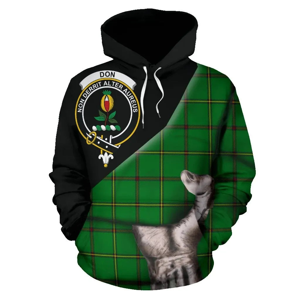 Printivon Don Tribe Of Mar Tartan Clan Crest Hoodie Patronage
