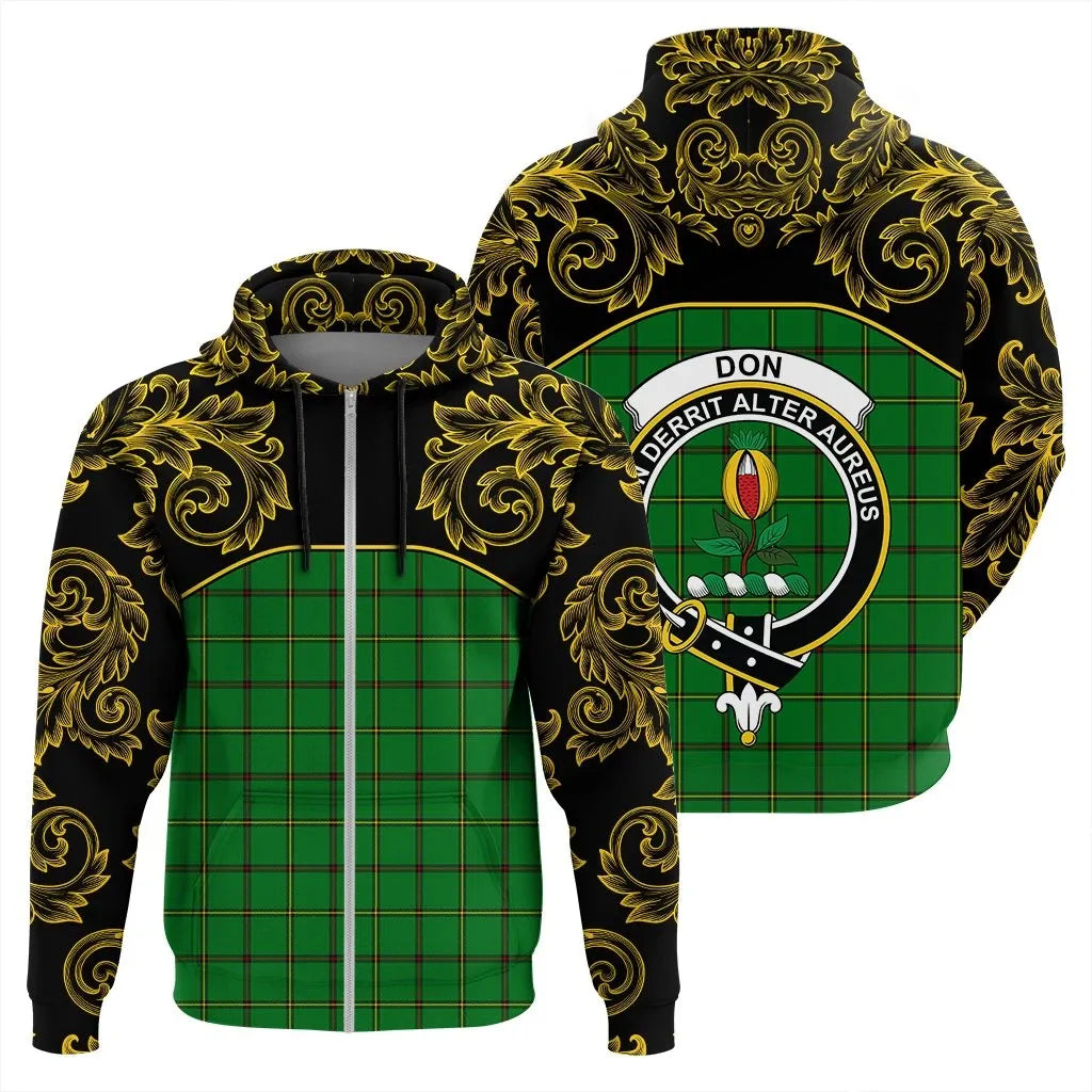 Printivon Don Tribe Of Mar Tartan Clan Crest Zip Hoodie Empire I