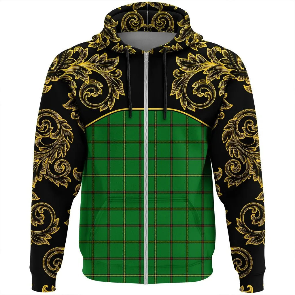 Printivon Don Tribe Of Mar Tartan Clan Crest Zip Hoodie Empire I