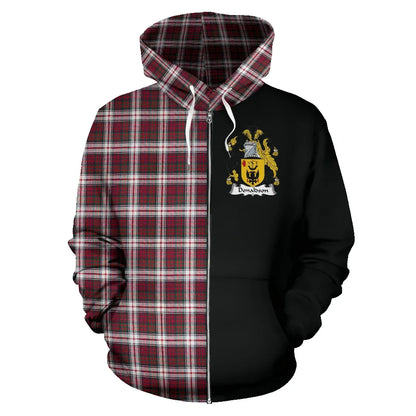 Printivon Donaldson Tartan Hoodie Half Of Me