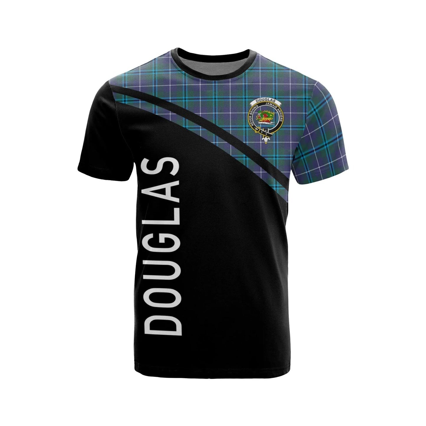 Printivon Douglas Clan Tartan All Over Print Shirt Curve Style