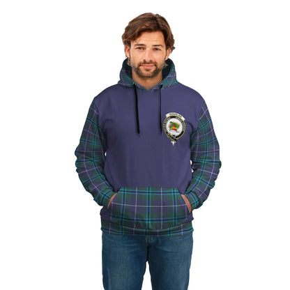 Printivon Douglas Clans Tartan All Over Hoodie Sleeve Color