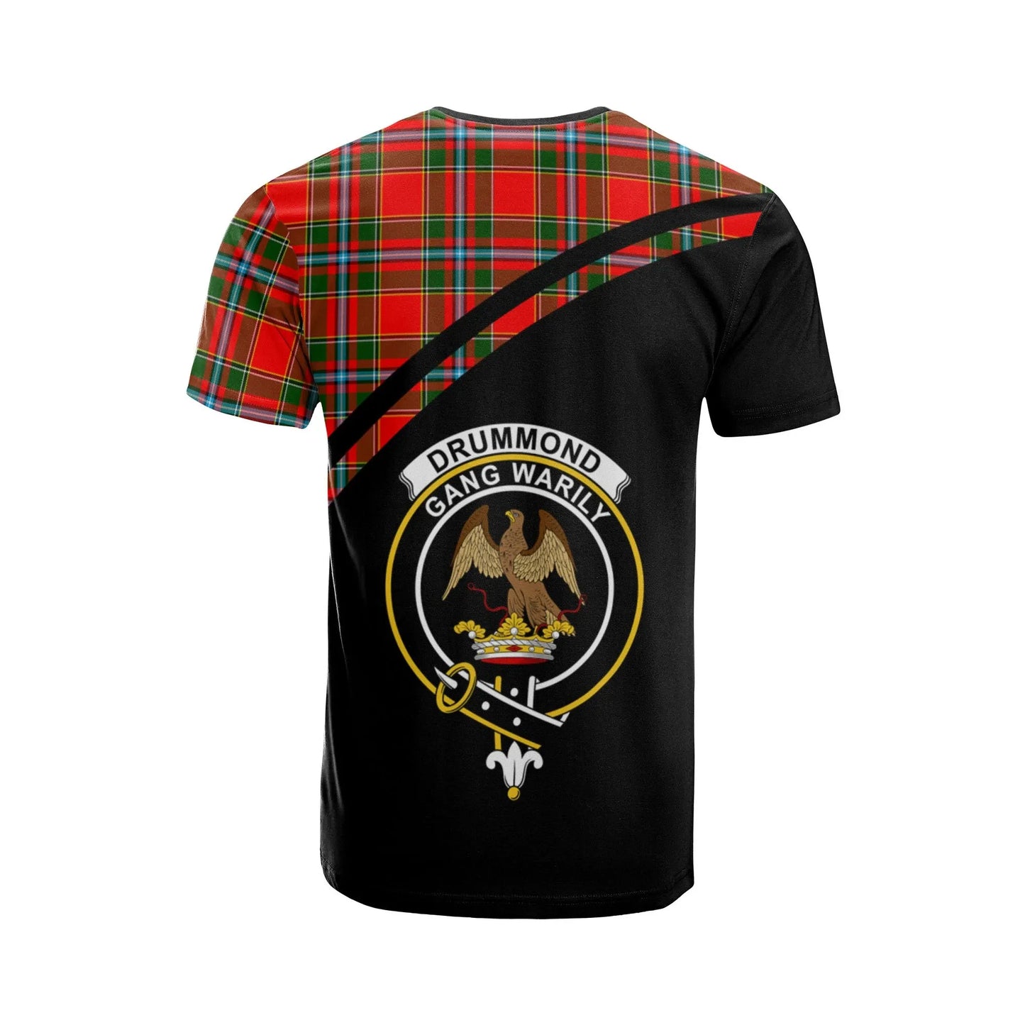 Printivon Drummond Clan Tartan All Over Print Shirt Curve Style