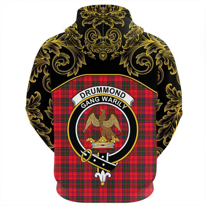 Printivon Drummond Modern Tartan Clan Crest Hoodie Empire I