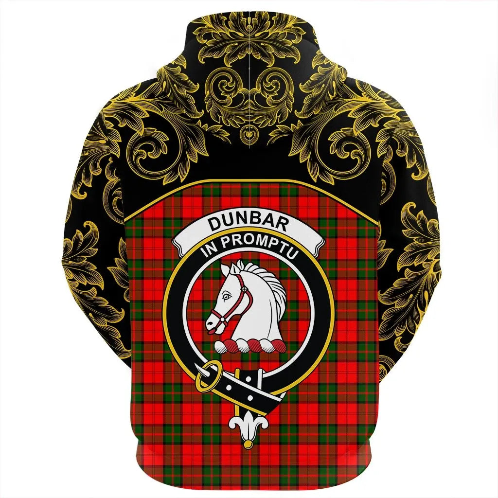 Printivon Dunbar Modern Tartan Clan Crest Hoodie Empire I