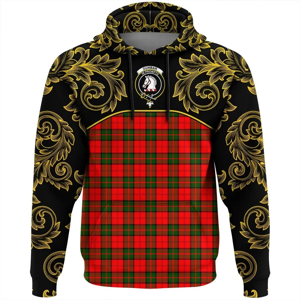 Printivon Dunbar Modern Tartan Clan Crest Hoodie Empire I