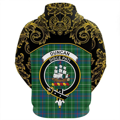 Printivon Duncan Ancient Tartan Clan Crest Zip Hoodie Empire I