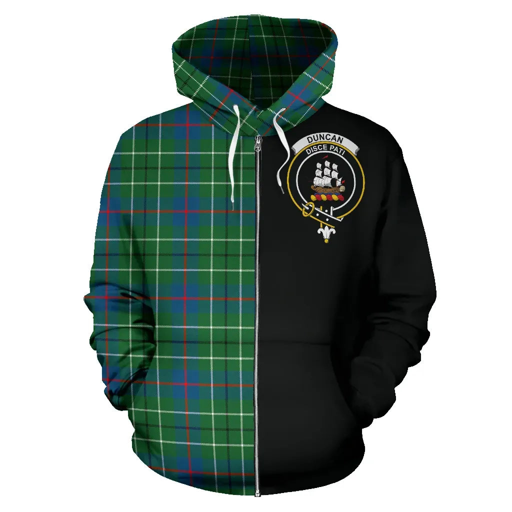 Printivon Duncan Ancient Tartan Hoodie Half Of Me