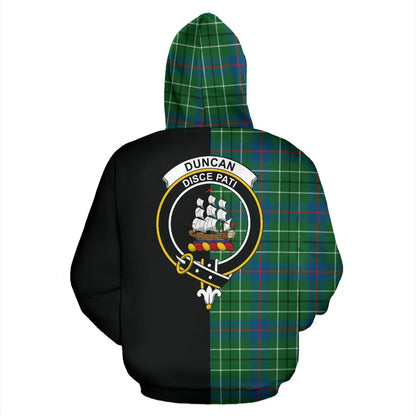 Printivon Duncan Ancient Tartan Hoodie Half Of Me