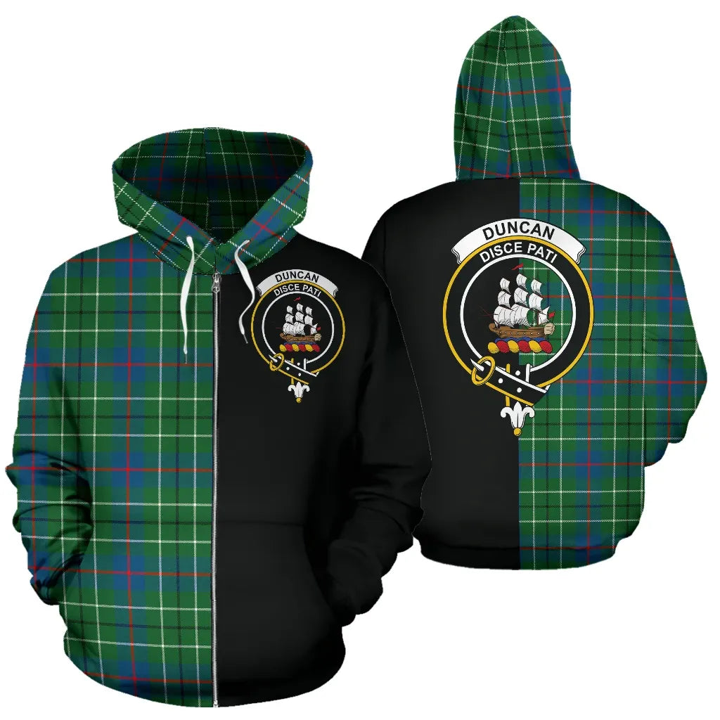 Printivon Duncan Ancient Tartan Hoodie Half Of Me