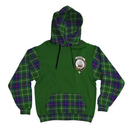 Printivon Duncan Clans Tartan All Over Hoodie Sleeve Color