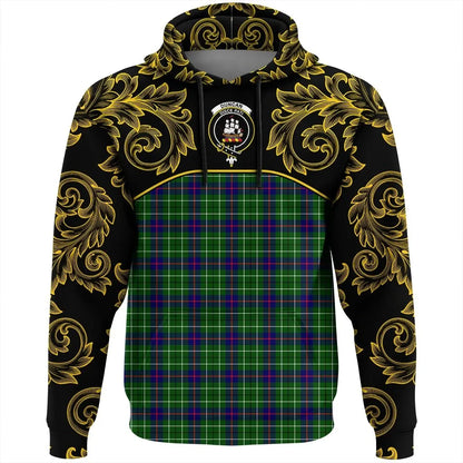 Printivon Duncan Modern Tartan Clan Crest Hoodie Empire I