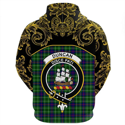 Printivon Duncan Modern Tartan Clan Crest Hoodie Empire I
