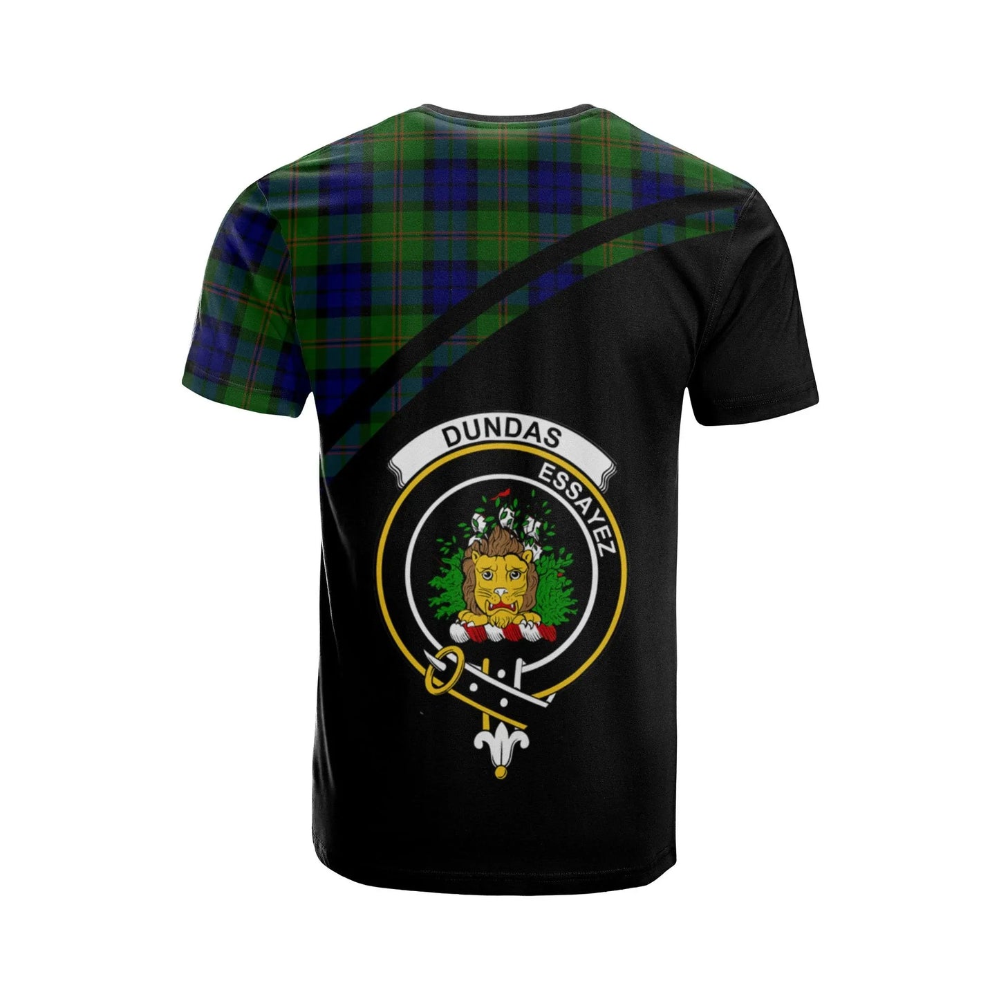 Printivon Dundas Clan Tartan All Over Print Shirt Curve Style