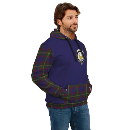 Printivon Durie Clans Tartan All Over Hoodie Sleeve Color