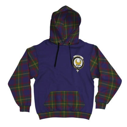 Printivon Durie Clans Tartan All Over Hoodie Sleeve Color