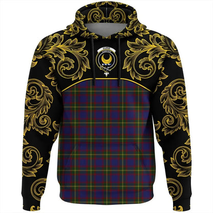 Printivon Durie Tartan Clan Crest Hoodie Empire I