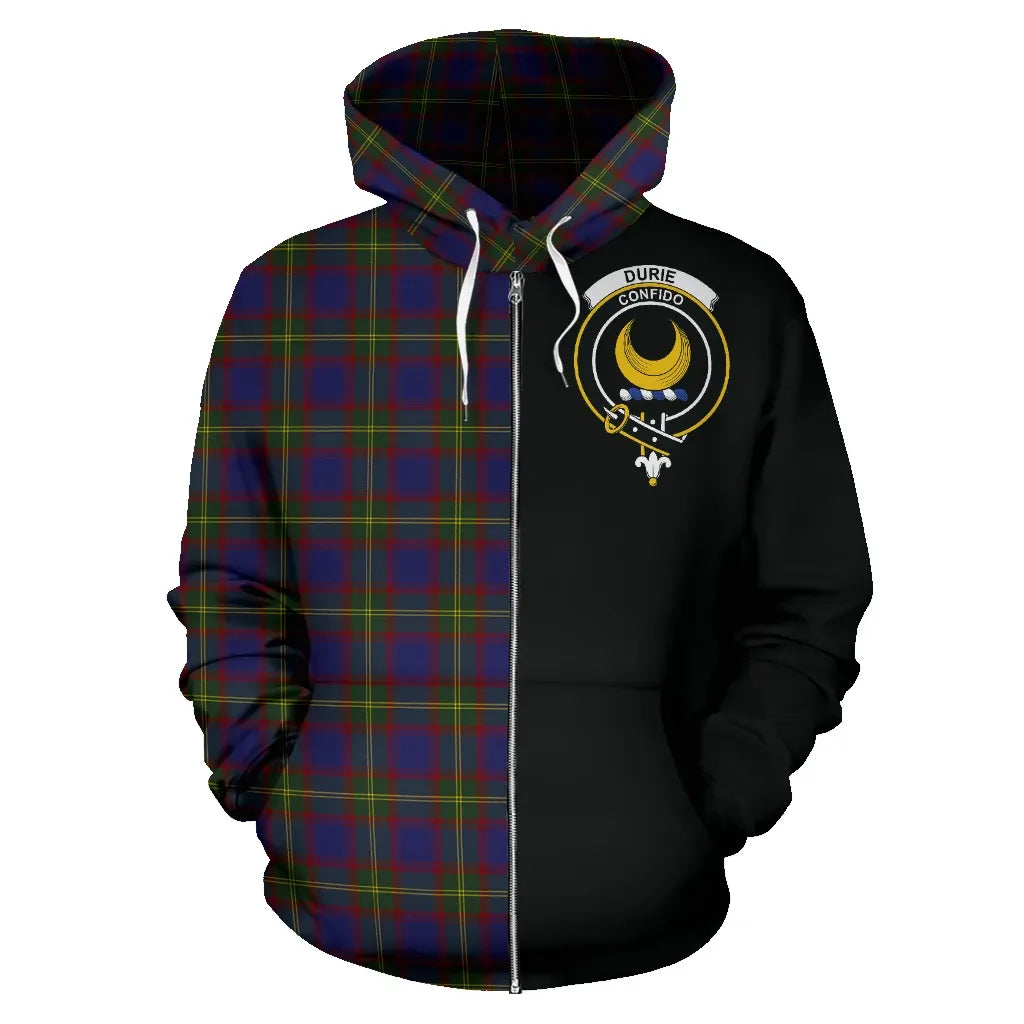 Printivon Durie Tartan Hoodie Half Of Me