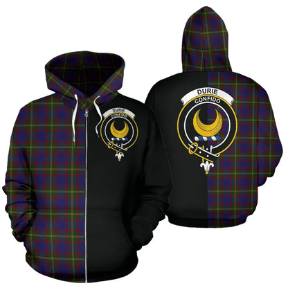 Printivon Durie Tartan Hoodie Half Of Me