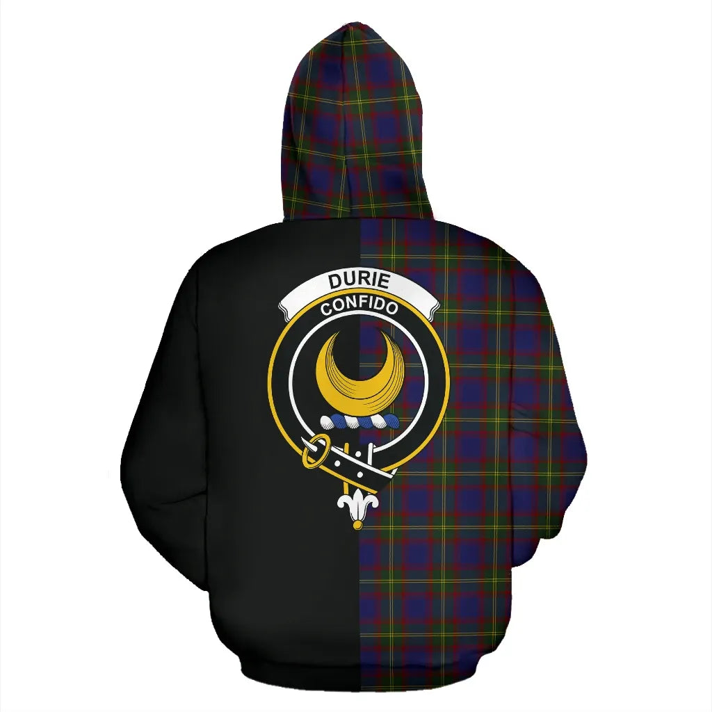 Printivon Durie Tartan Hoodie Half Of Me