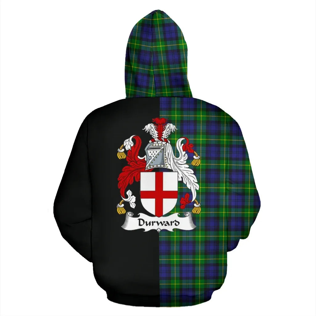 Printivon Durward Tartan Hoodie Half Of Me