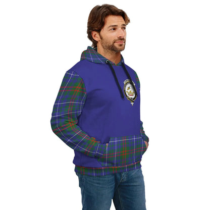 Printivon Edmonstone Of Duntreath Clans Tartan All Over Hoodie Sleeve Color