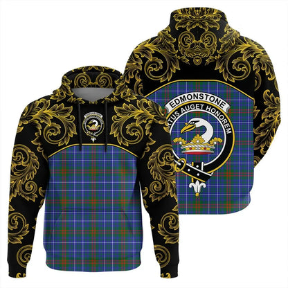 Printivon Edmonstone Tartan Clan Crest Hoodie Empire I