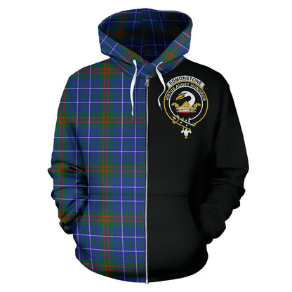 Printivon Edmonstone Tartan Hoodie Half Of Me