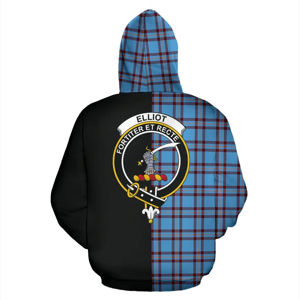 Printivon Elliot Ancient Tartan Hoodie Half Of Me