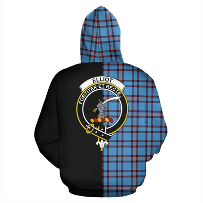 Printivon Elliot Ancient Tartan Hoodie Half Of Me