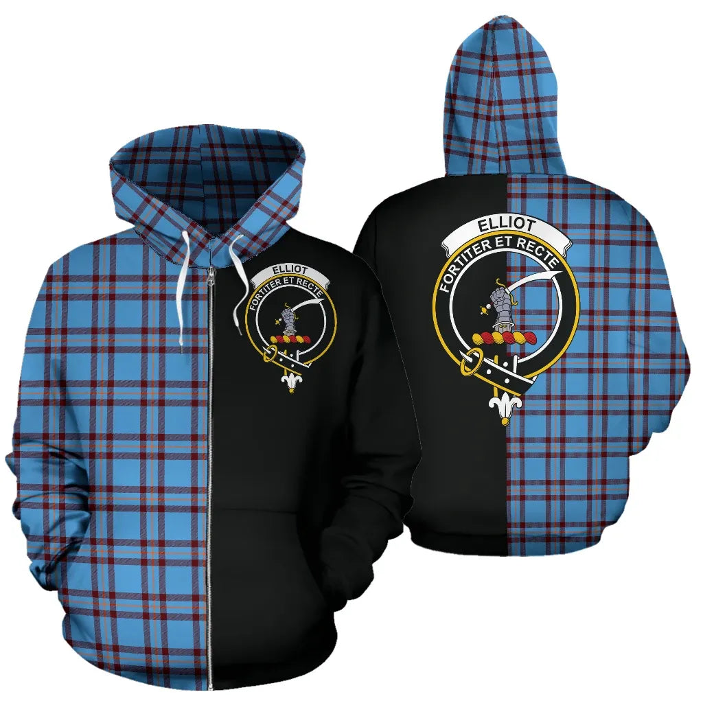 Printivon Elliot Ancient Tartan Hoodie Half Of Me