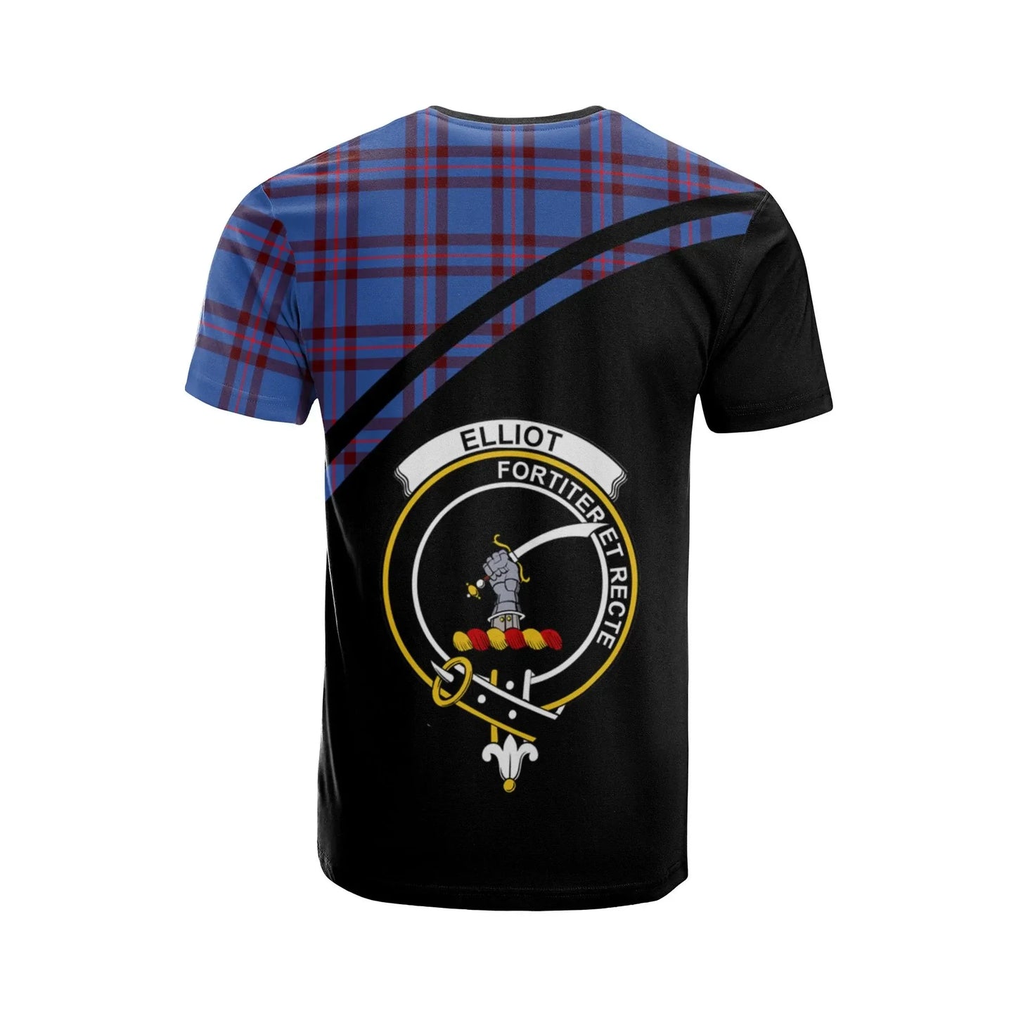 Printivon Elliot Clan Tartan All Over Print Shirt Curve Style