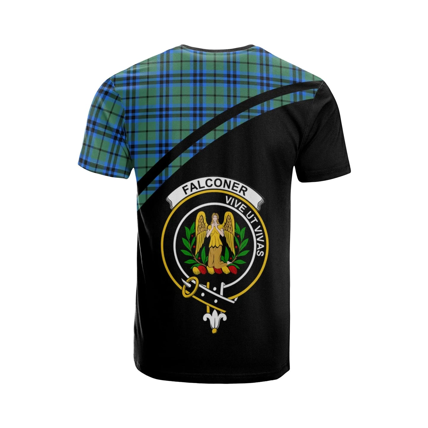 Printivon Falconer Clan Tartan All Over Print Shirt Curve Style