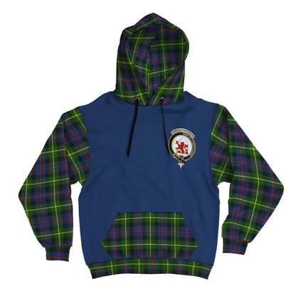 Printivon Farquharson Clans Tartan All Over Hoodie Sleeve Color