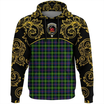 Printivon Farquharson Modern Tartan Clan Crest Hoodie Empire I