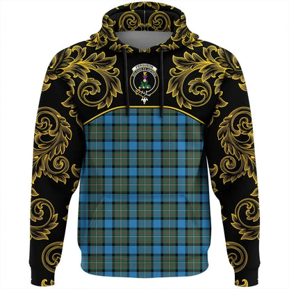 Printivon Fergusson Ancient Tartan Clan Crest Hoodie Empire I