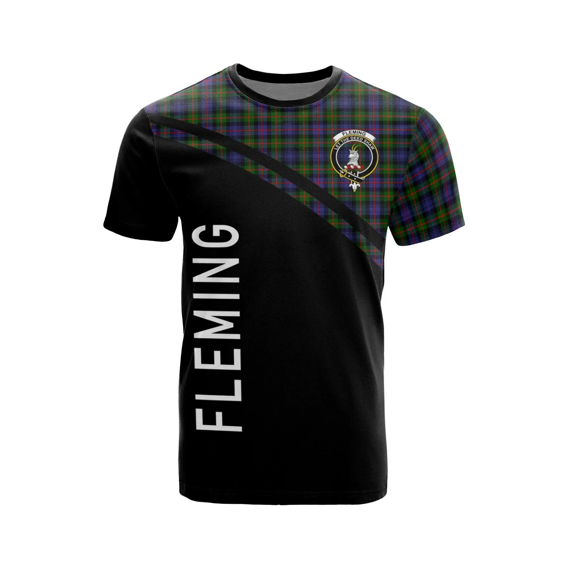 Printivon Fleming Clan Tartan All Over Print Shirt Curve Style