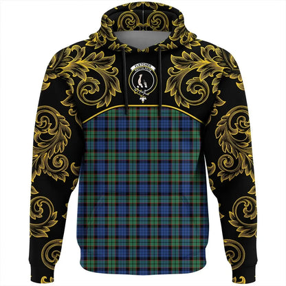 Printivon Fletcher Ancient Tartan Clan Crest Hoodie Empire I