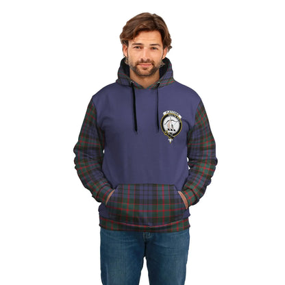 Printivon Fletcher Clans Tartan All Over Hoodie Sleeve Color