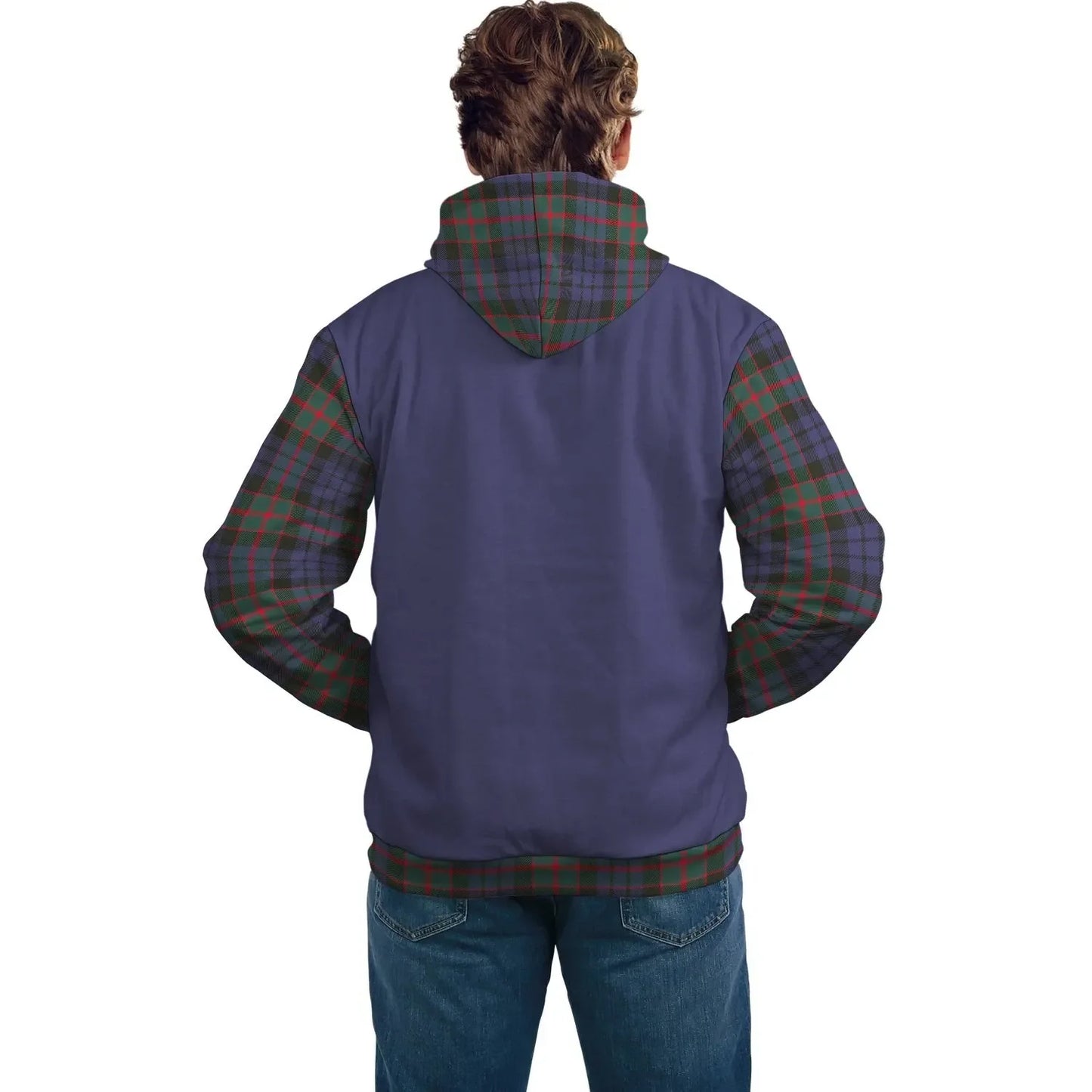 Printivon Fletcher Clans Tartan All Over Hoodie Sleeve Color