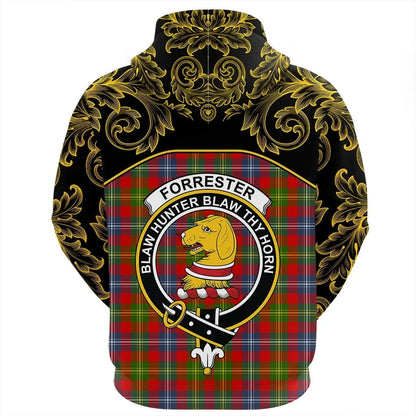 Printivon Forrester Tartan Clan Crest Hoodie Empire I