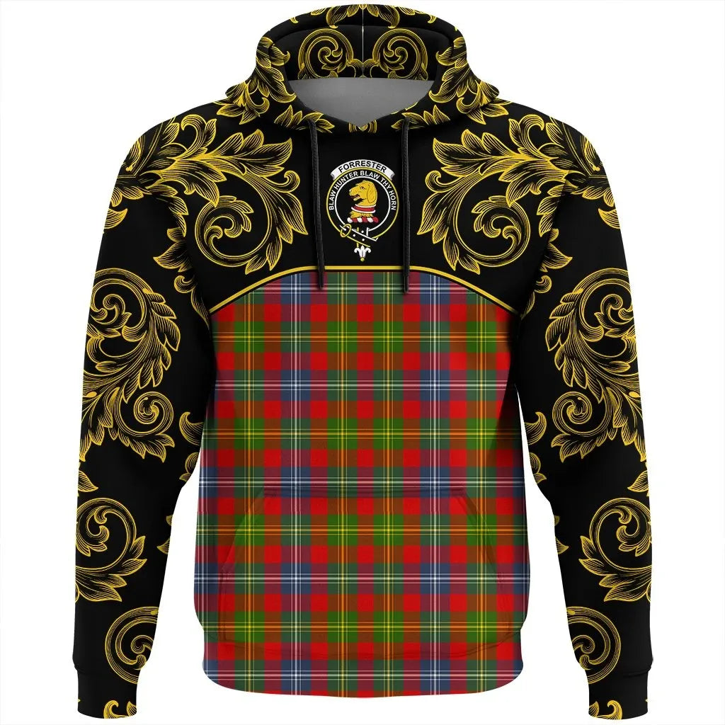 Printivon Forrester Tartan Clan Crest Hoodie Empire I