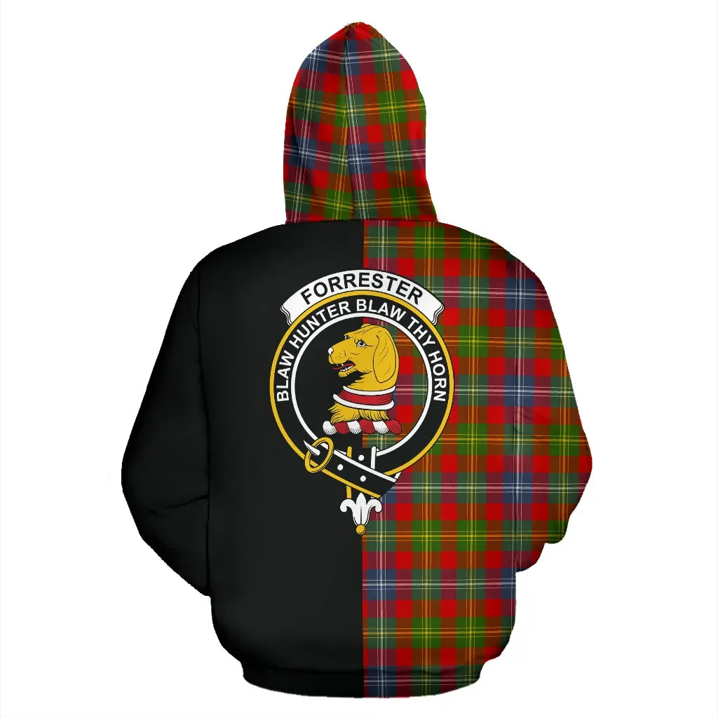 Printivon Forrester Tartan Hoodie Half Of Me