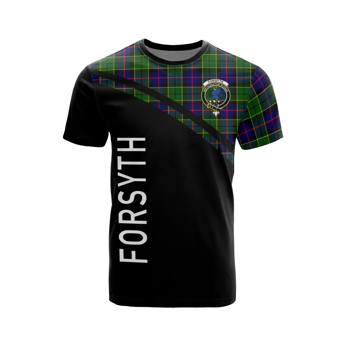 Printivon Forsyth Clan Tartan All Over Print Shirt Curve Style