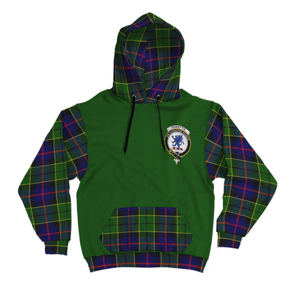 Printivon Forsyth Clans Tartan All Over Hoodie Sleeve Color