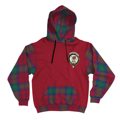 Printivon Fotheringham Clans Tartan All Over Hoodie Sleeve Color