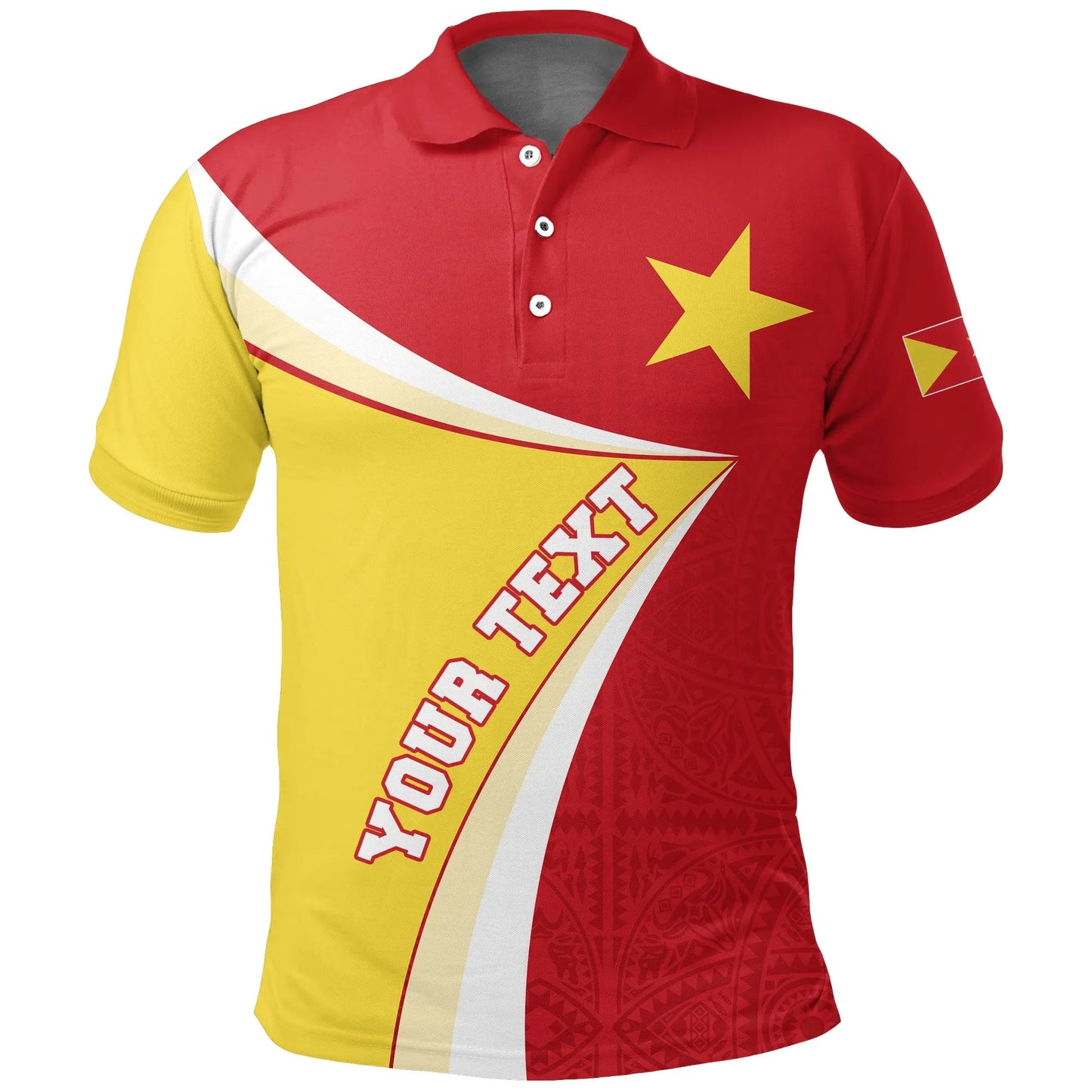 Custom Tigray Flag Strong Tattoo Africa Polo Shirt